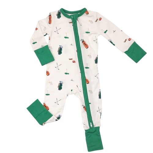 2 Way Zip Romper, Golf