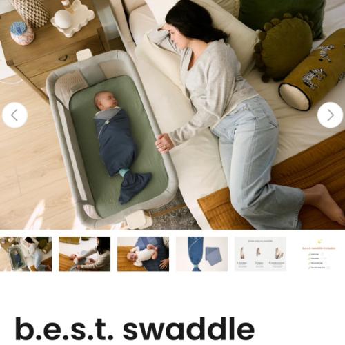b.e.s.t. swaddle - Coastal Blue