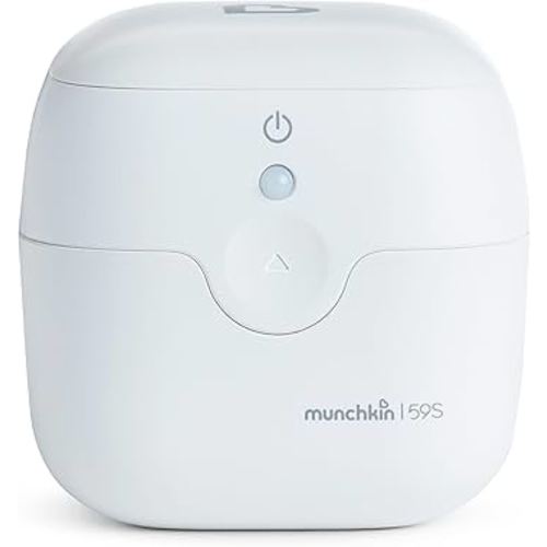 Munchkin Portable UV-C Cleaner for Pacifiers, Teethers and More, White
