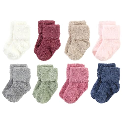 Hudson Baby Baby 8-pack Cotton Rich Newborn and Terry Socks