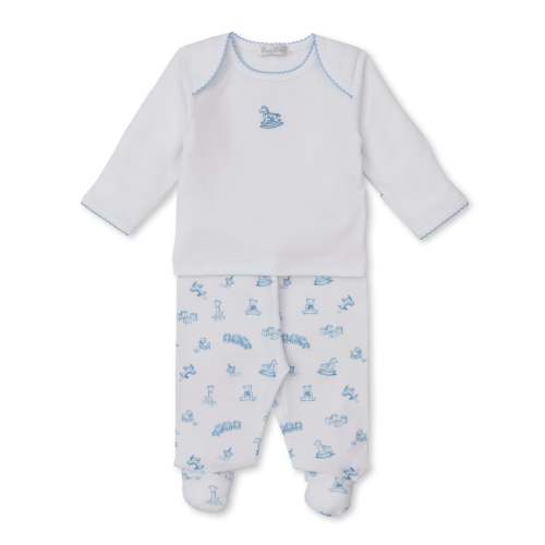 Vintage Toy Treasures Blue Footed Pant Set