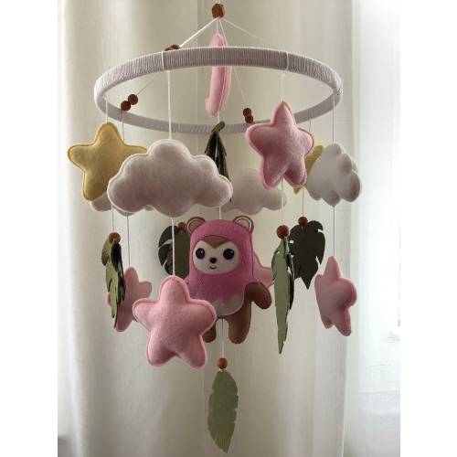 Ewok Baby Mobile: Star Wars Felt Nursery Decor