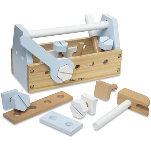 Melissa & Doug Jumbo Take Along Tool Kit - Natural