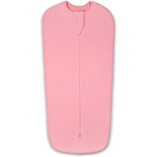 Baby Swaddle Sleep Sack 0-3 Months, 2-Way Zipper Swaddling Wrap, Newborn Swaddle Me Blankets Fit Calms Startle Reflex
