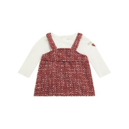 Baby Girls Long Sleeve Bodysuit and Tweed Skirtall Set