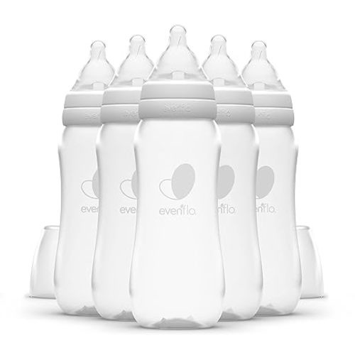 Evenflo Feeding Premium Proflo Venting Balance Plus Standard Neck Baby, Newborn and Infant Bottles - Developed by Pediatric Feeding Specialists - 9 Ounce (Pack of 6)