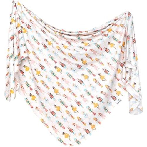Copper Pearl Swaddle Blankets for Newborns | Soft Stretchy Receiving Blankets for Boys and Girls | Large 46 x 46 Inch Baby Blankets | Lightweight and Breathable Swaddles | Juliet