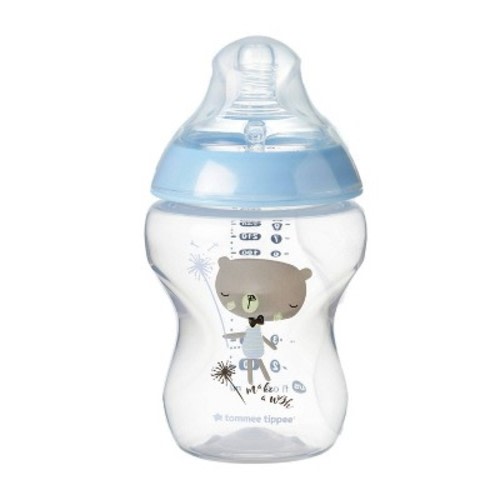 Tommee Tippee 3pk Closer to Nature Baby Bottle - 9oz, Color: Blue