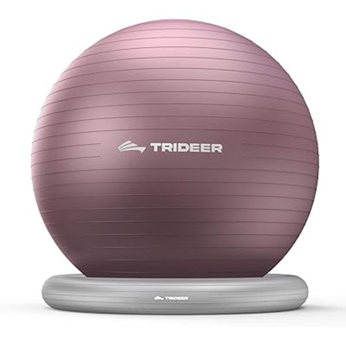 Trideer Exercise Ball Chair – Yoga Ball Chair for Office, Pregnancy & Home