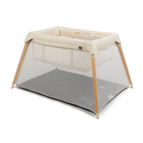 Jengo Travellite 2-In-1 Wooden Portacot Biscuit