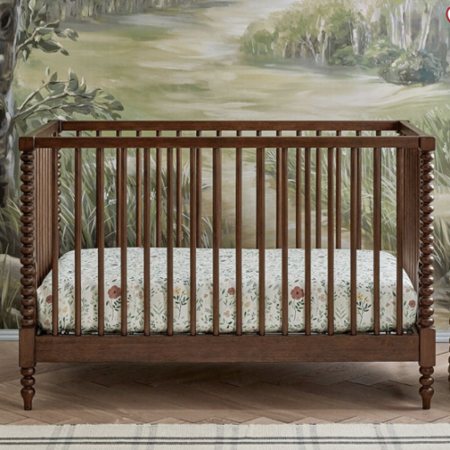 Chris Loves Julia Turned Wood Convertible Crib | Pottery Barn Kids