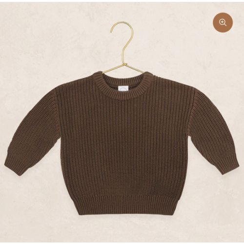 Knit Chunky Sweater - Cocoa
