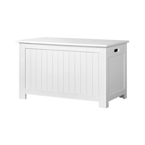 1X Keezi Kids Toy Box Chest Storage Blanket Children Clothes Room Organiser White