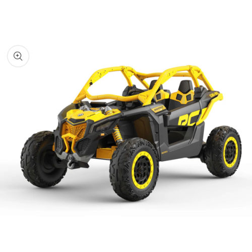24V Can-Am Maverick X3 Kids Ride-On Buggy - Yellow – Big Toys Direct