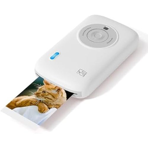 HPRT CP2100 Portable Photo Printer | 2x3 Mini|Bluetooth 5.0 & 4-Pass Tech