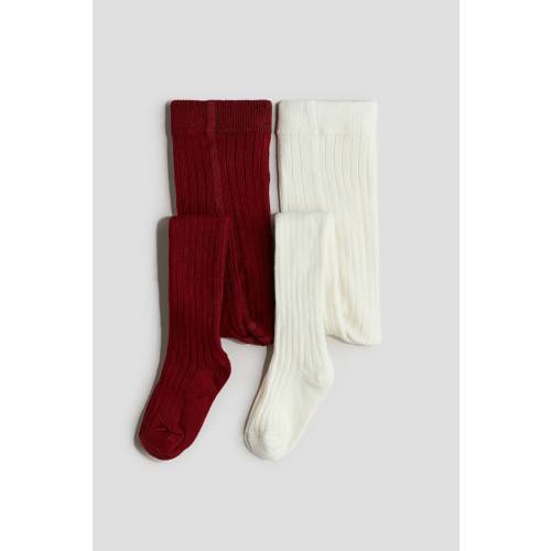 2-PACK RIBBED TIGHTS