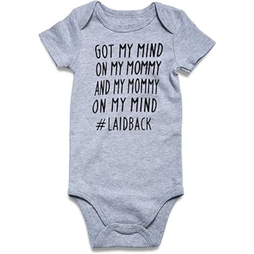 Loveternal Neutral Baby Girls Boys Cotton Romper Cute Saying Newborn Clothes 0-12 Months…