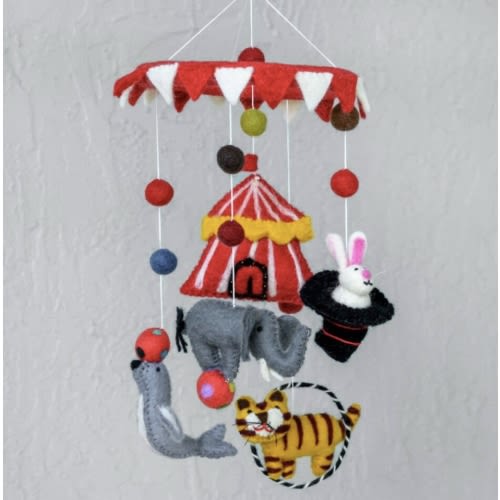 The Winding Road Felt Mobile - Circus – South Coast Baby Co
