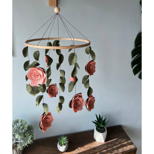 Etsy Flowers Mobile - 9.4 in