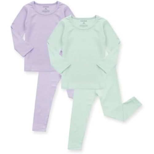 AVAUMA Baby Boys Girls Pajama Set Kids Toddler Snug fit Ribbed Sleepwear pjs for Daily Life Style