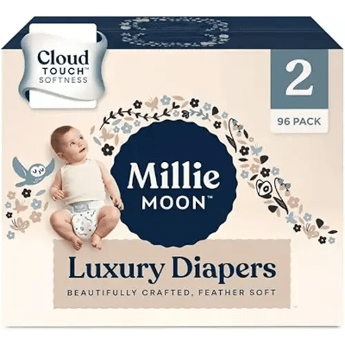 Millie Moon Luxury Diapers - Size 2-96ct