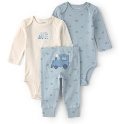Carter's Baby Boys' 3-piece Bodysuit Pant Sets