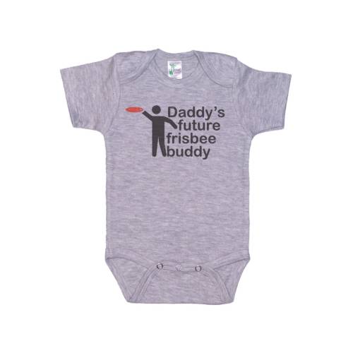Frisbee Baby Onesie®, Daddy&#39;s Future Frisbee Buddy, Frisbee Bodysuit, Infant Frisbee Outfit, Future Frisbee Player, Frisbee Romper