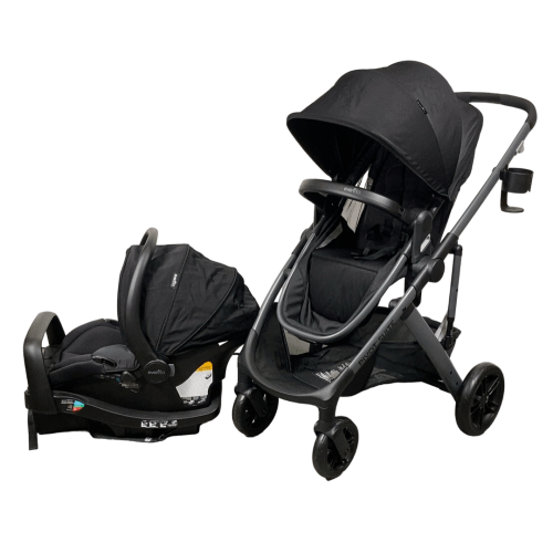 Evenflo Pivot Suite Travel System, 2024, Dunloe Black
