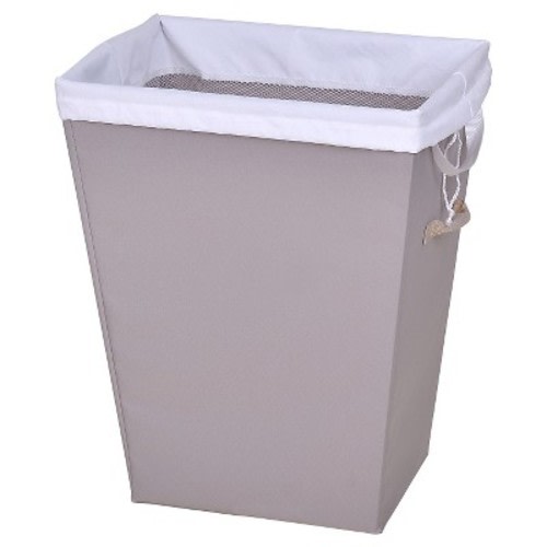 Laundry Hamper with Lift Liner Gray - Room Essentials™