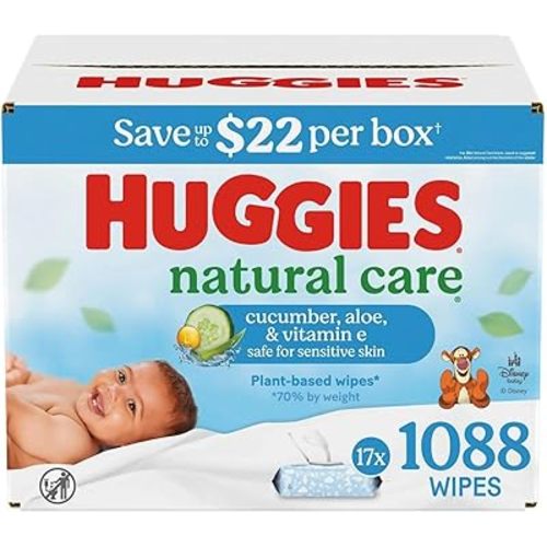 Huggies Natural Care Baby Wipe Refill, Refreshing Clean (1,088 Count)