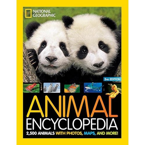 National Geographic Kids Animal Encyclopedia, 2nd Edition: 2,500 Animals with Photos, Maps, and More! (NGK Encyclopedias) Hardcover – September 28, 2021