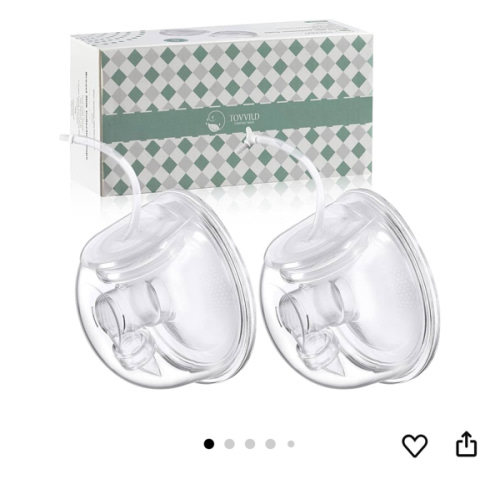 Breast Pump Milk Collection Cup - Compatible with Spectra S1/S2/S9, Not Original Accessories, Replace Breast Pump Kits, 24mm Flange Milk Collector Cup Tubing Parts