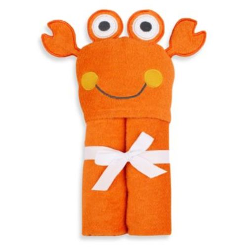 Just Bath by Just Born™ Love to Bathe Crab Hooded Towel in Orange - ORANGE