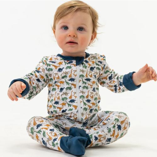 Baby Zip Up - Dino-Mite – BURLEBO