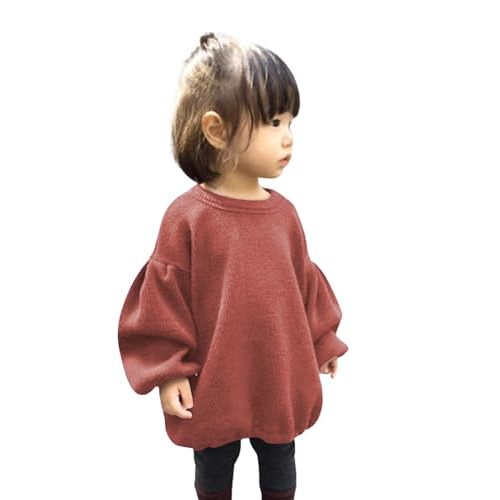GRNSHTS Baby Girls Loose Long Sleeve Knit Sweater