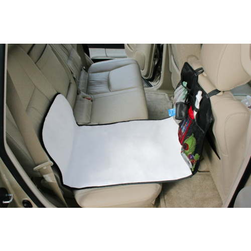 J.L. Childress Pockets N' Pad Car Diaper Changing Station for Baby - Portable Diaper Changing Pad for Travel - Black