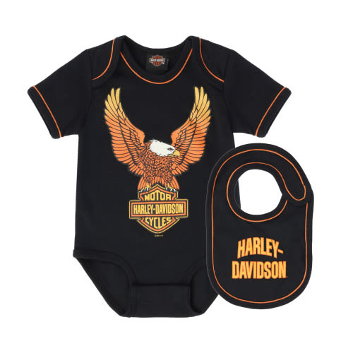 Infant Rib Bodysuit & Bib 2 Piece Set | Harley-Davidson USA