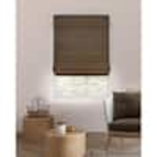 Chicology Light Filtering Cordless Natural Woven Bamboo Window Shade 34 in. W x 64 in. L - Moose BRM3464