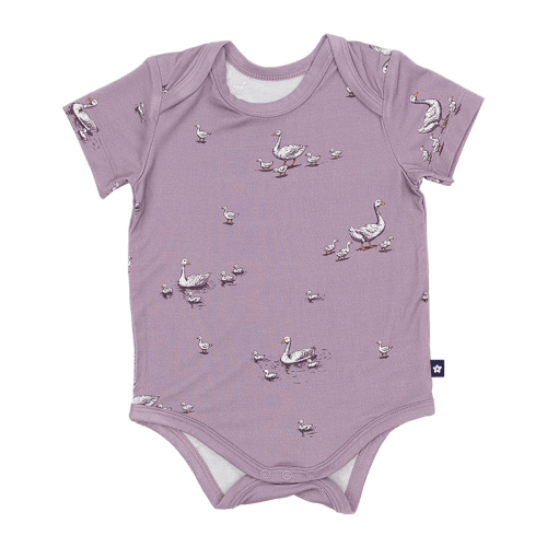 Larkspur Baby |Infant Bodysuit | Short Sleeve Bodysuit in Silly Goose