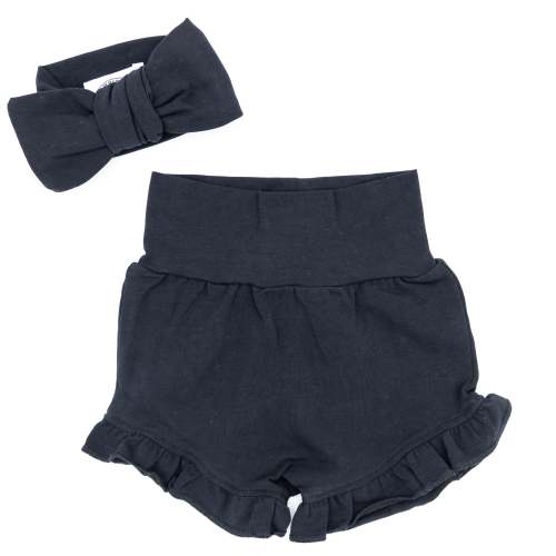 Black Bloomer/Headband Set