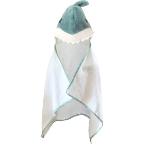 Shark Baby Terry Towel - MON AMI | Maisonette