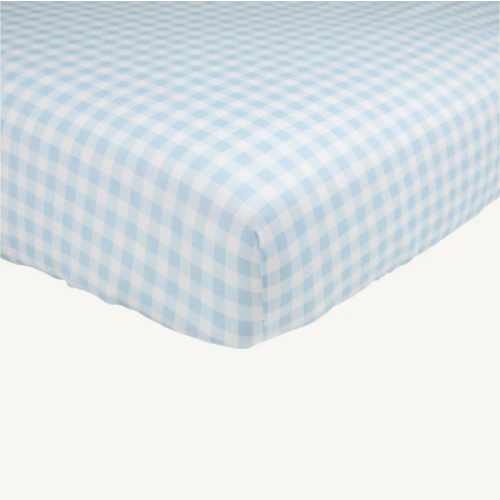 Sleep Tight Crib Sheet - Buckhead Blue Gingham