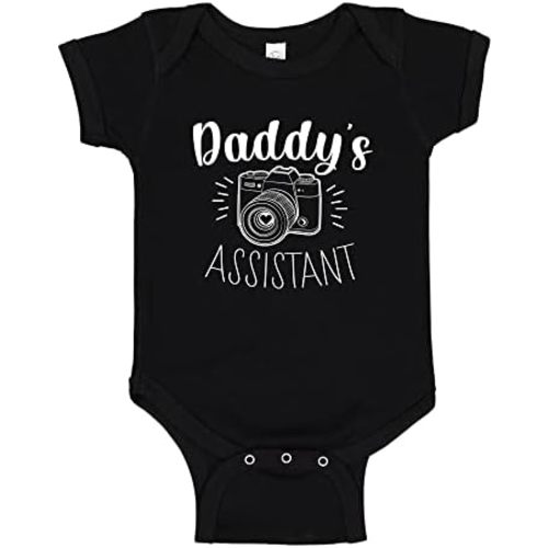Daddy's Assistant Photographer Baby Bodysuit One Piece or Toddler T-Shirt Photographer Daddy Gift