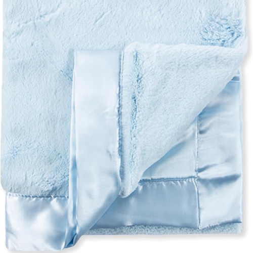 Little Me Blankets for Baby, Plush Swaddling Receiving Blanket, 30 x 27 Inches