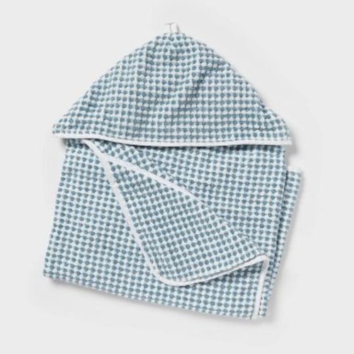 Kids' Oversized Hooded Bath Towel Blue - Pillowfort™