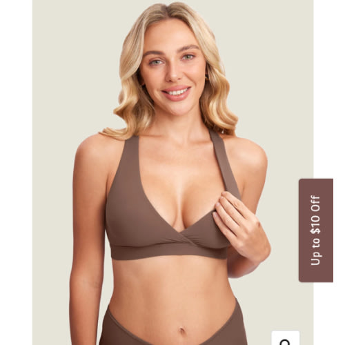 Inbarely® Crossover Racerback Nursing Bra