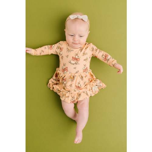 Vintage Bunny Long Sleeve Bodysuit Bamboo Dress