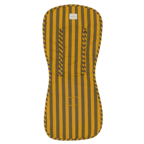 Olive + Gold Stroller Mat · Minicoton