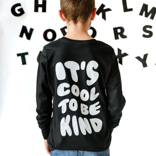 Be Kind Bruh - It's Cool to Be Kind (pf & b) - Child Long Sleeve Tee