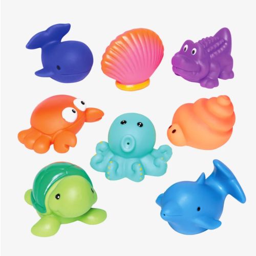 Sea Party Squirtie Baby Bath Toys – Elegant Baby